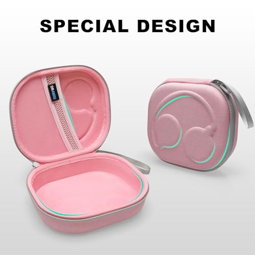 Hard Case for Bose QuietComfort, QC, QC 45 Headphone, Pink | Compatible with Bose QC Ultra, QC 35, QC 35 II, QC45 SE, QC SE Over Ear Noise Cancelling Headphones, Travel Storage Bag - color: Pink