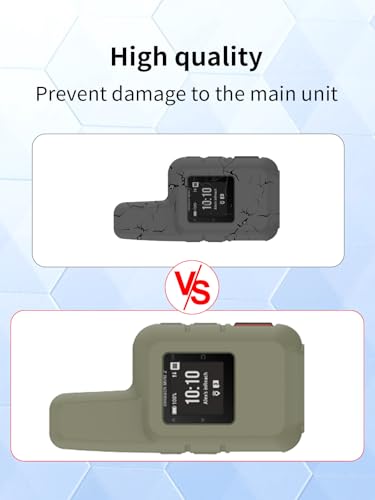 Case for Garmin inReach Mini 2 Satellite Communicator,BOVUGAC Silicone Soft Protective Case,All Round Protection-Jungle Green - color: Jungle Green