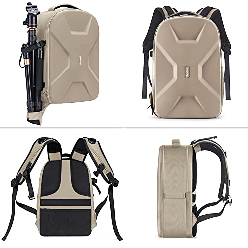 MOSISO Camera Backpack, DSLR/SLR/Mirrorless Photography Camera Bag - color: Camel