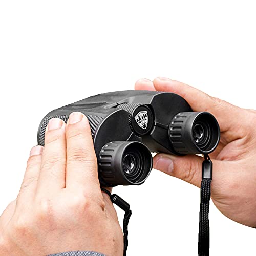 E Tronic Edge Binoculars for Adults - Professional for Bird Watching, Hunting, Hiking & Travel - Compact for Men and Women - Strap and Case Included - style: Compact