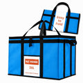NZ home Insulated Food Bag, Portable Cooler Tote (3XL, Blue, 1 Pack) - color: Blue, size: 3XL