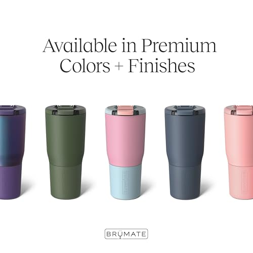 BrüMate Nav 25oz Insulated Travel Tumbler, Dark Aura | 100% Leakproof BevLock Lid, Insulated Stainless Steel, Locking Flip Lid, Silicone Sleeve, 4+ Hrs Hot - color: Dark Aura, size: 25oz