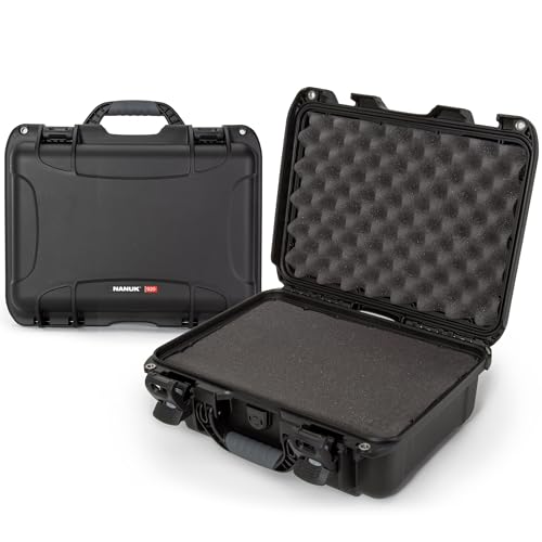 NANUK 920 Hard Case – Waterproof Travel Hard Case with Customizable Cubed Foam, 16.7” x 13.4” x 6.8”, Dustproof & Impact-Resistant, Airline Carry-On Approved – Black - color: Black, style: Standard Foam
