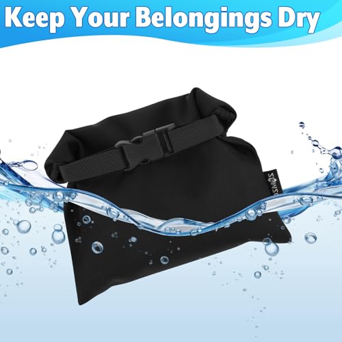 Cosmos 3 Pcs Waterproof Dry Bag, Mini Waterproof Pouch Portable Dry Sacks Small Roll Top Storage Bag for Outdoor Travel Kayaking Boating Camping Hiking (Medium Size) - style: Medium Size - 3 Pcs