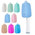 Lapfoon 8 Pack Toothbrush Covers, Silicone Tooth Brush Cover Cap | Toothbrush Caps for Electric & Manual Toothbrush Heads - color: Azure