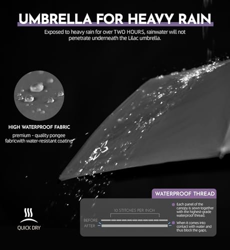 Windproof Travel Umbrella for Rain - 43" Compact Folding Umbrella, Reinforced Strong Frame, Lightweight Portable Parasol with UPF 100+ UV Sun Protection, Cruise Ship Essentials - color: 2-White & Green