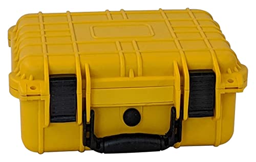 multicomp PRO Weatherproof Equipment Case, made of Polypropylene Plastic, Black with Foam Insert (16.5" X 13" X 7" (L x W x H) YELLOW) - size: 16.5" X 13" X 7" (L x W x H) (YELLOW)