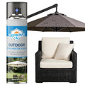 BERlOVE Outdoor Fabric Protector Spray: 12.8oz Waterproof & UV Protection - color: Transparent
