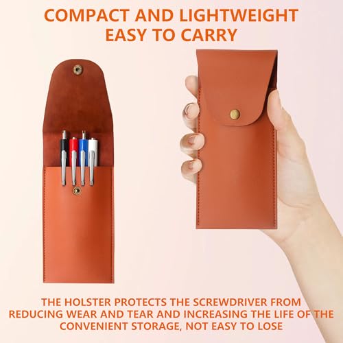 Pen Screwdriver Set, Magnetic Handle & Valve Tool, for Watch/Glasses Repair - size: 4Pcs
