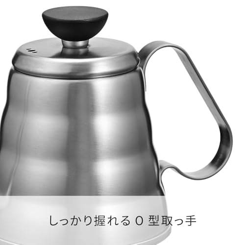 Hario Outdoor V60 Buono Metal Drip Kettle, 700ml, Silver - style: Drip Kettle