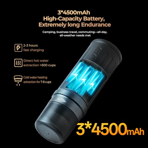 IKAPE Newly KAPO K2 Portable Espresso Machine with Bl uetooth APP Connect & 51mm Bottomless Basket, Electric Coffee Maker 20 Bar Pressure, for Home, Travel, Camping - size: 51mm