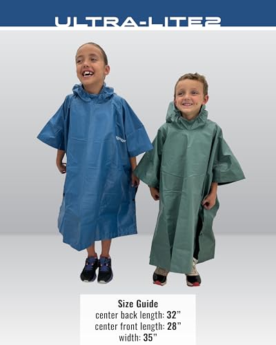 FROGG TOGGS Ultra-lite2 Waterproof, Breathable Rain Poncho - color: Pink, style: Youth