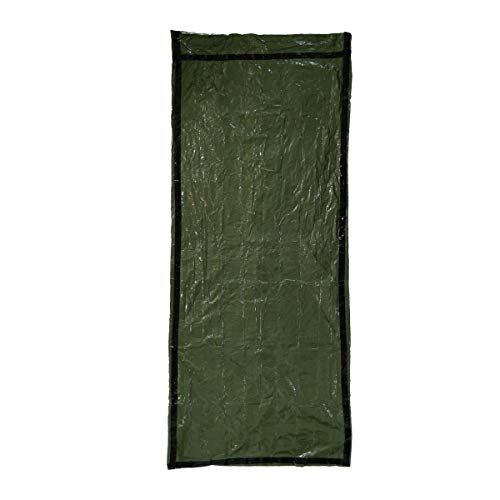 Survival Frog Tact Bivvy 2.0 Emergency Sleeping Bag with Stuff Sack, Carabiner & Survival Whistle – Compact, Lightweight, Waterproof, Reusable Thermal Bivy Sack Shelter Kit - color: New 2.0 Tactical Green
