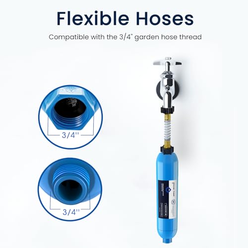 GLACIER FRESH Garden Hose Filter Pre-Filter for Pool & Spa 2-Pack - size: Pool Water Filter 2 Count (Pack of 1)