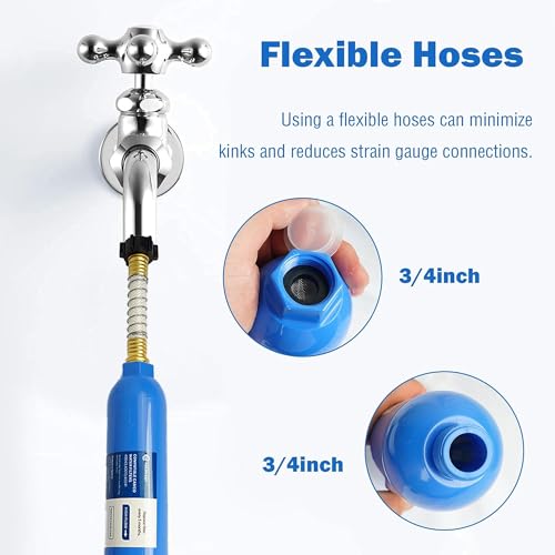 Hourleey 2 Pack RV Inline Water Filter, Reduce Bad Taste, Odors, Rust, Fluoride, Chlorine and Sediment in Drinking Water, Dedicated for RVs Campers - size: 2 Pack (without Protector)
