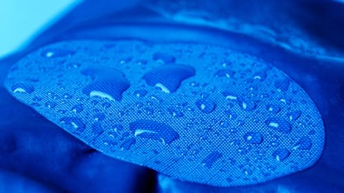 Stick-On Repair Patches for Down Jackets, Tents, 11 Pcs, Blue | 30+ colors, self-adhesive nylon polyester, tear-cold-heat resistant, fix puffer coats, sleeping bags, pvc, no sewing - color: Blue