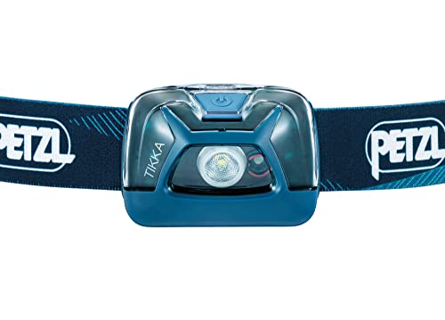 PETZL Tikka Headlamp, Unisex Adult, Blue, One Size - color: Blue, style: One size