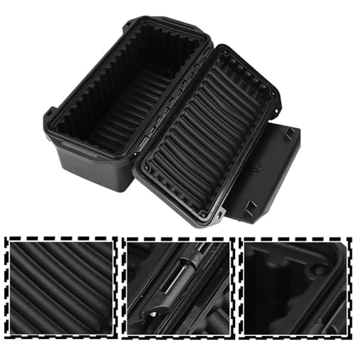 Dry Storage Box, 3 Types Survival Box Container Outdoor Shockproof Case Portable Storage Container for Camping Hiking Outdoor Activities - size: C-style waterproof tank: 200*98*82mm