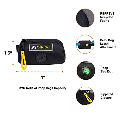 OllyDog Scoop Pick Up Bag, Dog Waste Dispenser, Dahlia, One Size - color: Dahlia