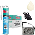 Akfix P645 Seam Sealer Automotive Beige (12x10.1 Oz.) - Urethane Autobody Seam Sealer Adhesive for Metal Joints, RV Roof Sealant, Sandable, Paintable, Fast Curing and Durable Bonding | Beige, 12 Pack - color: Beige, size: 12 Pack