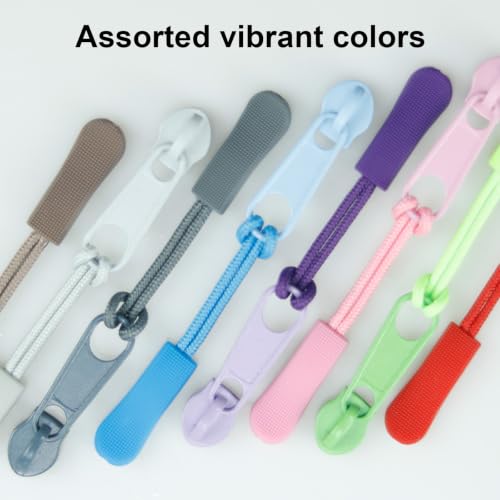 Luggage Zipper Pull Replacement for Backpack: YZSFIRM 10 Pcs Dark Red Zipper Tab - color: 04 Dark Red