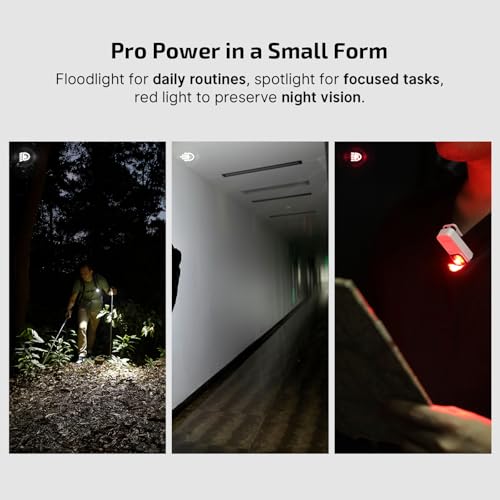 OLIGHT Oclip Pro Rechargeable EDC Clip-on Flashlight, White - color: White