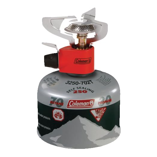 Coleman Classic 1-Burner Backpacking Stove, Portable Lightweight Camp Stove with Adjustable Burner & Pressure Control, 10,000 BTUs of Power for Camping, Backpacking, Tailgating, & More