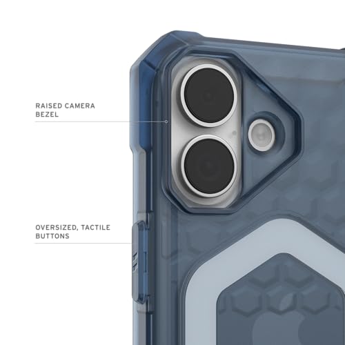 URBAN ARMOR GEAR UAG Designed for iPhone 17 Case Essential Armor - Compatible with MagSafe Translucent Military Grade Protective Cover, Cloud Blue - color: Essential Armor - Cloud Blue