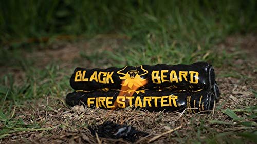 Beard Fire Starter Rope (1 Rope) | 100% Weatherproof Fire Starter for Campfires | Can Light 50+ Fires with Over 4.5 Hour Burn Time | Infinite Shelf Life for Emergency Survival Kits | Made in USA