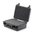 Waterproof Hard Case - Crushproof & Dustproof - Foam Protection - Pressure Equalization Valve - Portable Protective Storage Box for Travel, Hunting, Military, Tactical - 19-Inch (Black)