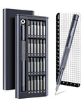 efekol Small Precision Screwdriver Set - Electronics Repair Tiny Tool Kit [Super Durable],for Ring Doorbell, Laptop, Switch, PS5, Xbox, Macbook, iPhone, Watch, Glasses,Fathers Day Dad Gifts for Men - style: 27 IN 1 Set