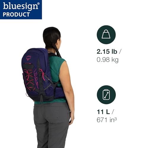 Osprey Tempest 11L Women's Lightweight Hiking Backpack, Green OS - color: Frosty Mint Green/Botanica, size: 11L - Standard Fit