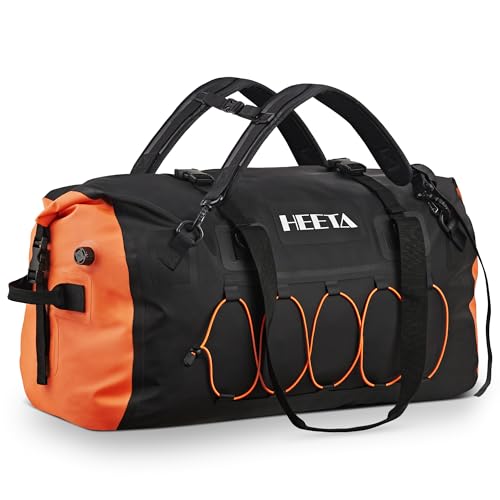 HEETA Waterproof Duffel Bag Travel Motorcycle Dry Bag Backpack 60L/80L/110L - color: Black, size: 110L