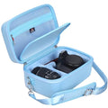 FBLFOBELI EVA Camera Case for Canon EOS Rebel T7/T8i/T5/R50/R100 | Hard EVA Shell, Shockproof & Water-Resistant, Custom Molded Interior, Detachable Shoulder Strap, Travel Storage Bag, Blue - color: Blue