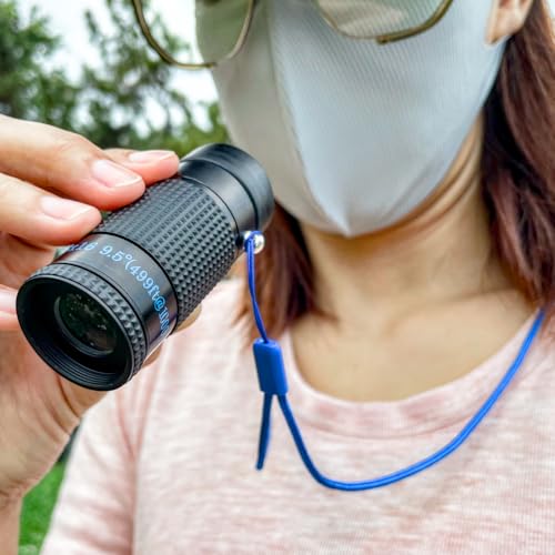 Close-up Monocular for Low Vision, Short Distance Viewing with Wide Field of View, Mini-Size Magnifier (6x16mm-Blue Style) - size: 6x16mm-Blue Style