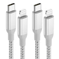 2Pack MFi Certified 3ft USB-C to Lightning Cable for iPhone 14/13/12, iPad - size: 3FT Silver