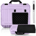 Relaxweex 8.5 x 6.5 x 3.7 Inch Hard Case, Grid Shell, Purple - color: Purple, size: 8.5 x 6.5 x 3.7 Inch, style: Grid Shell