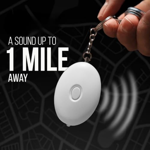 PAIN SAFARI Personal Alarm Keychain, 125dB Safety Siren for Women
