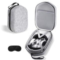 sarlar Large Space Hard Carrying Case Compatible with Meta Quest 3/3S/Quest 2 Official Elite Strap and BOBOVR M3/M2 Pro,KIWI Design, Saqico, VZNEK Head Strap with Battery and All Accessories - size: M/For 3rd Head Strap