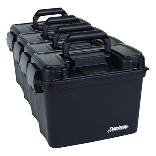 Flambeau Outdoors 6430SD, 14" Dry Box, Black, Medium (Pack of 4) - size: 14" (Pack of 4)