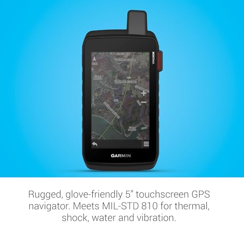 Garmin Montana 710i Rugged GPS Handheld Navigator | inReach for SOS & 2-Way Texting, 5” Touchscreen, Satellite Imagery, Topographical Maps for Roads or Trails | Signature Series Case Bundle