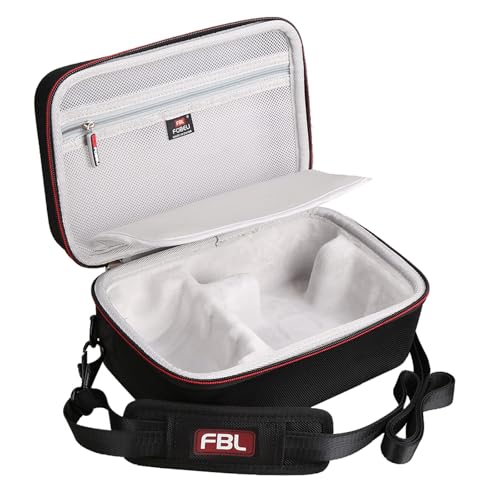 FBLFOBELI EVA Camera Case for Canon EOS Rebel T7/T8i/T5/R50/R100 | Hard EVA Shell, Shockproof & Water-Resistant, Custom Molded Interior, Detachable Shoulder Strap, Travel Storage Bag, Black - color: Black