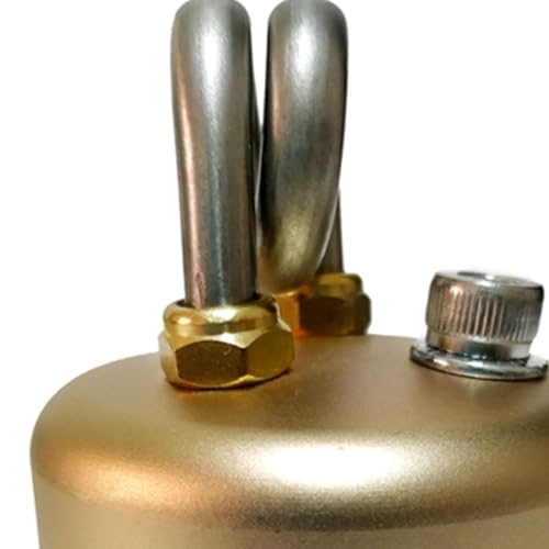 Camp Furnace Alcohol Furnace Efficient Compact Stainless Steel Alcohol Burner Spirit Burner for Trips Commercial Outdoor BBQ - color: Gold