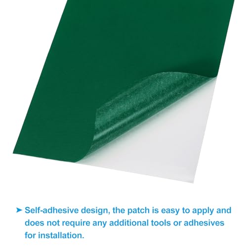 PATIKIL Down Jacket Repair Patch 6" x 8", 10 Pack Self Adhesive Nylon Fabric Patch for Tent Clothes Outdoor Camping Gear, Green - color: Green