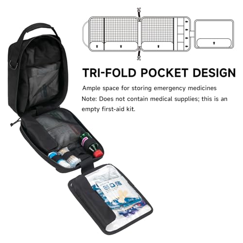 EXCELLENT ELITE SPANKER Rip Away Tactical Medical Pouch First Aid IFAK Pouch Utility EMT Pouch - color: Black