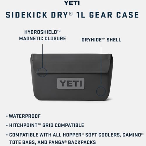 YETI Sidekick Dry 1L Gear Case, Cape Taupe - color: Cape Taupe, size: Sidekick 1L