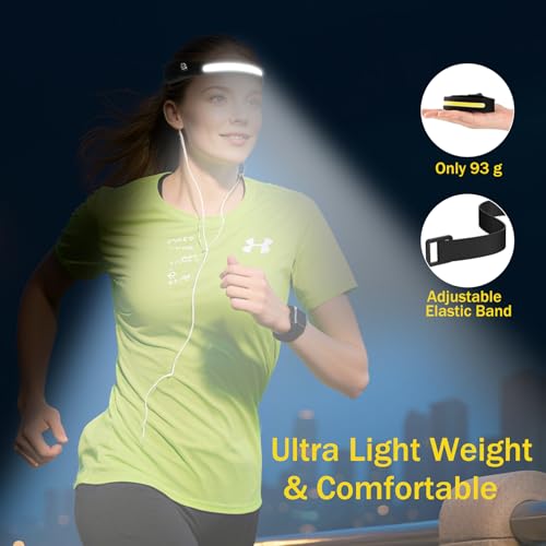 LED Headlamp Rechargeable 2PCS,Head Lamp with Red Light 260°Wide Beam | Headlight 8 Mode Waterproof Motion Sensor Head Torch Flashlight,Bright Headlamps for Adults Camping,Running,Fishing,Reading - size: 2 Packs