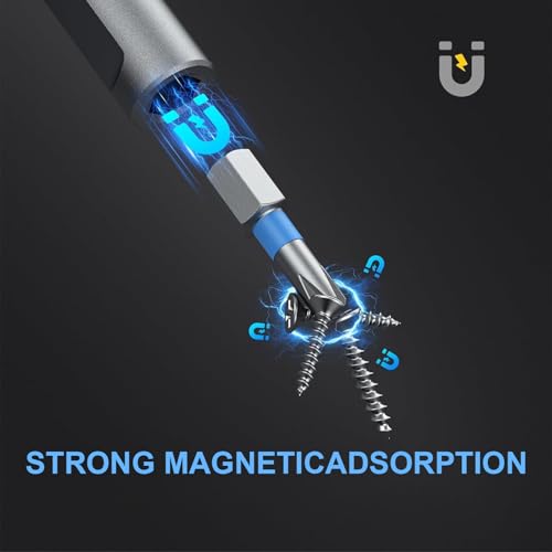 24-in-1 Magnetic Screwdriver Set, DIY Ratchet Screwdriver Set with Detachable Handle, Portable Compact Repair Tool Kit for Furniture Laptop Electronicsv Bicycle - style: 24 in 1