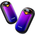 Hand Warmers Rechargeable - Magnetic Electric Hand Warmers 2 Pack, LED Display, 4 Settings Fast Heating Reusable Portable Heater Handwarmers for Golf Hunting Camping Essentials, Gifts for Men Women