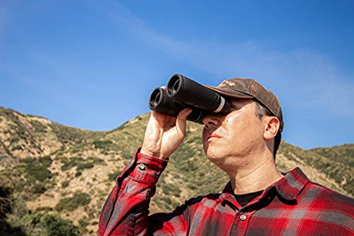 Barska Lucid View Compact Binoculars - Roof Prisms, Fully Coated Optics, Center Focus, Rubber Armor Grip – Lightweight for Hiking, Bird Watching, Travel - size: 10x42